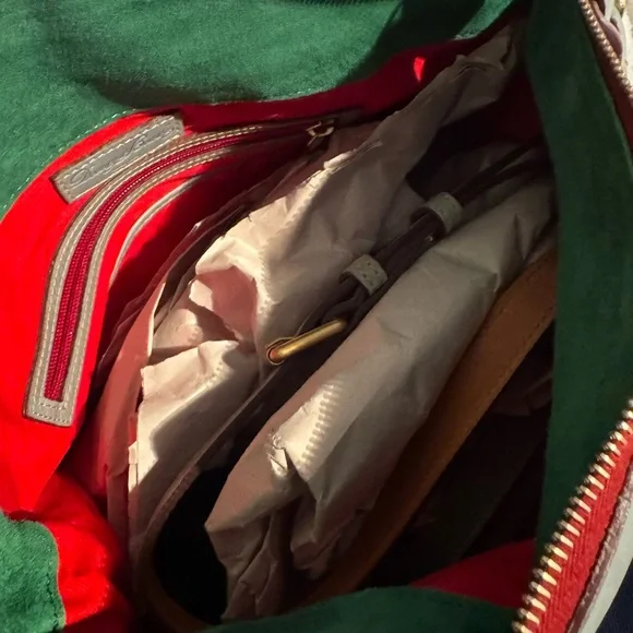 Dooney & Bourke Florentine Satchel  Light bluish color - Picture 4 of 10